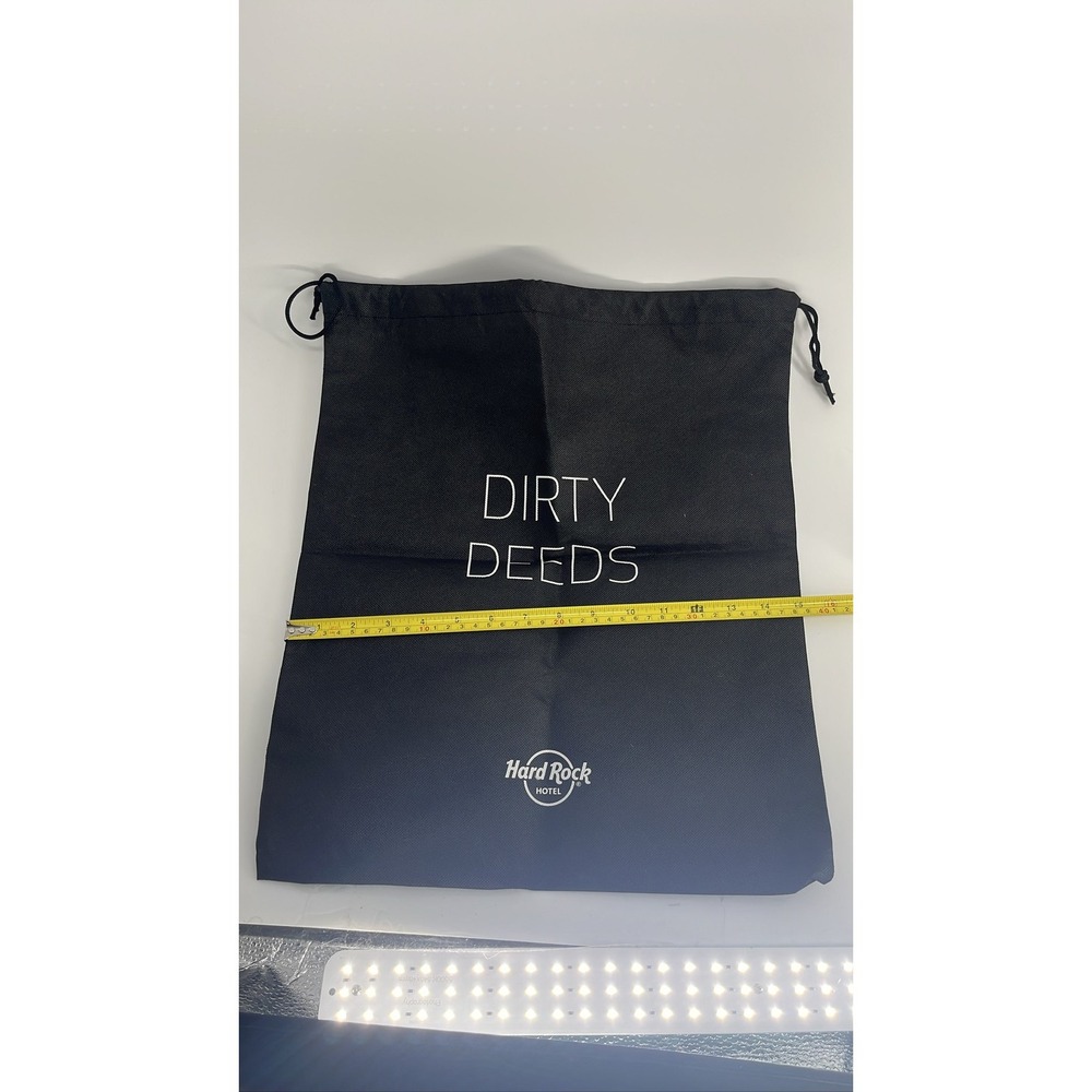 Hard Rock Hotel Dirty Deeds Black Bag